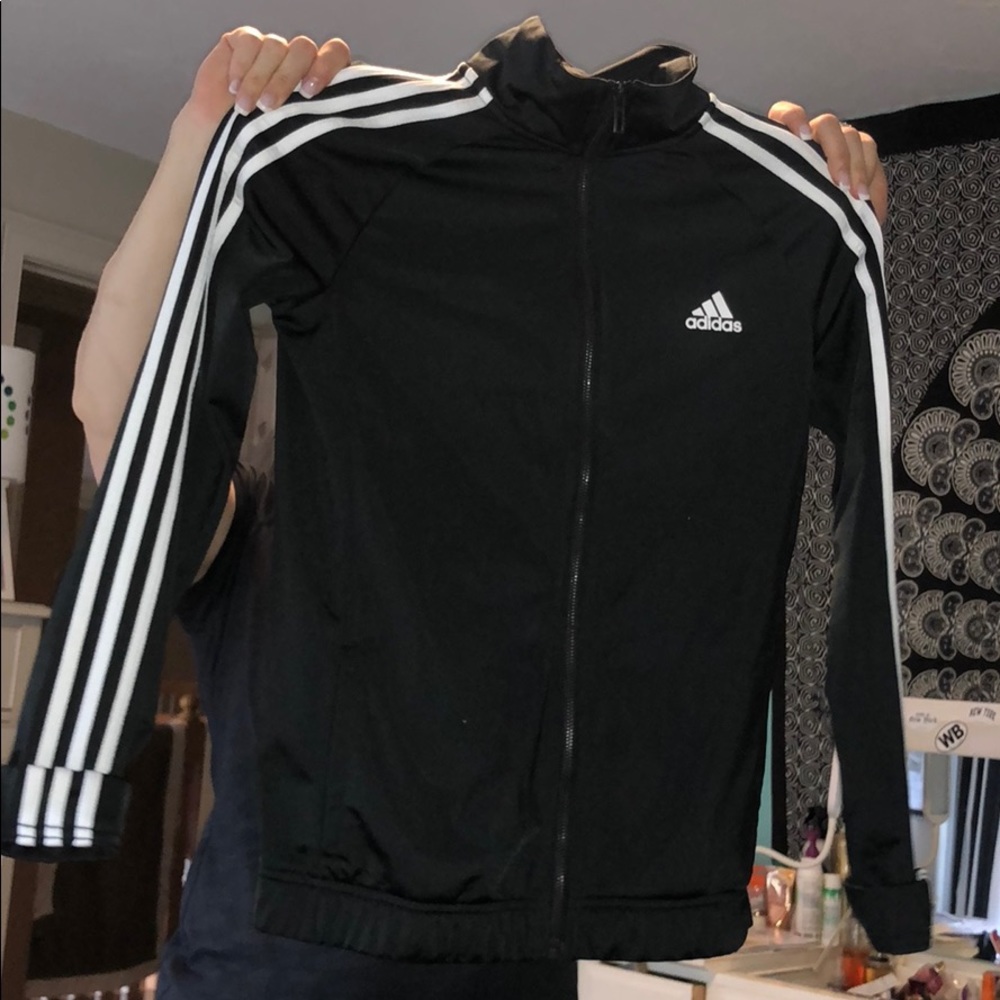 women addidas zip up